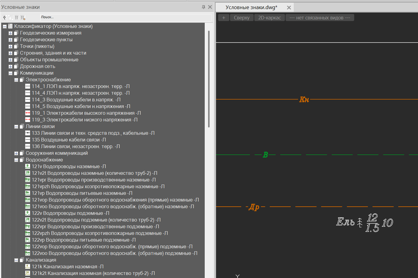 Классификатор условных знаков с гибкой настройкой»